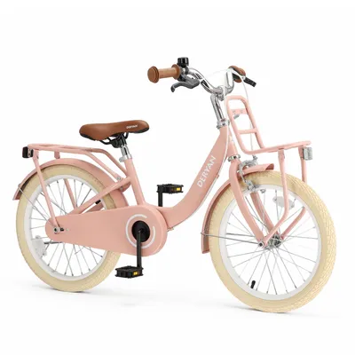 Obrázok produktu pre Deryan Liv Detský Bicykel 18 Palcov – Nastaviteľné Riadidlá a Sedlo – Ružový