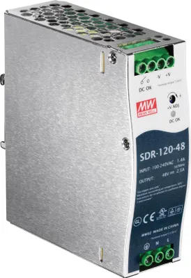 Produktbild von TRENDnet TI-S12048 industrielles DIN-Rail-Netzteil