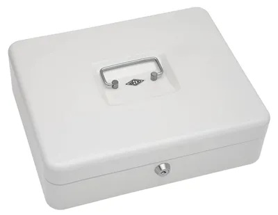 Obrázok produktu pre Pokladnička WEDO s klipom, biela, (Š)300 x (H)240 x (V)90 mm