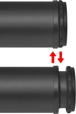 Obrázok produktu pre vidaXL 4 výškovo nastaviteľné stolové nohy čierne 870 mm