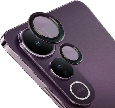 Produktbild von Bizon Glass Snap Linse Vivo V50 Lite 4G / 5G schwarzer Rahmen