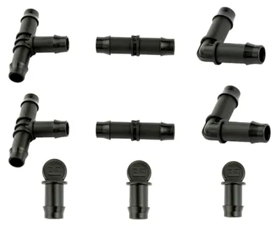 Produktbild von 9-teiliges Verbindungsset für Perlschlauch 1/2 Zoll