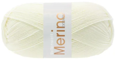 Produktbild von Lana Grossa - Meilenweit 100g Merino Extrafine uni 2405 weiß
