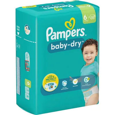 Produktbild von Pampers® 8006540715567 Windeln baby-dry™ Größe Gr.6 (13-18 kg) für Kids und Teens (4-12 Jahre), 20 St.