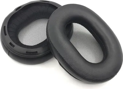 Immagine prodotto di INF 2 Cuscinetti auricolari in pelle di pecora per Sony MDR-1R/1RMK2 Cuffie Nero