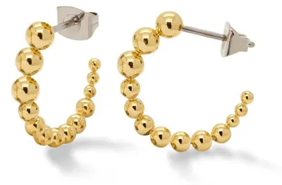 Produktbild von Boccia Damen Creolen 05067-02 Titan goldplattiert