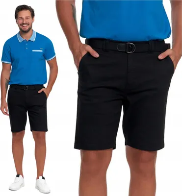 Produktbild von Herren Sommer Shorts mit Gürtel Elegant Modisch MORAJ - L