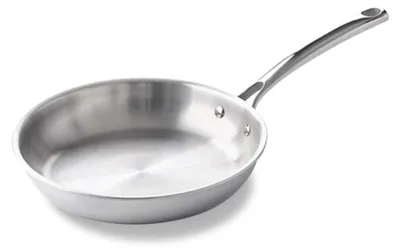 Produktbild von Bratpfanne 24 cm - Edelstahl - Induktionsgeeignet - Ofenfest bis 250 °C - Spülmaschinenfest