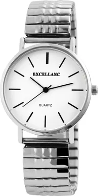 Produktbild von Excellanc 1700036-001 Damenuhr mit Metallzugband - silberfarben