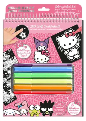 Obrázek produktu pro Zápisník Hello Kitty a přátel + fixy