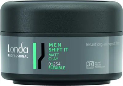 Produktbild von Londa Professional Men Shift It Matt Clay Modelliermasse für leichte Fixierung 75 ml