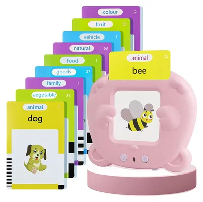 Zdjęcie produktu dla Czytnik Kart Do Nauki Angielskiego Y5-Pink