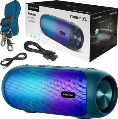 Produktbild von Bluetooth Lautsprecher IPX5 USB AUX 30W TWS FM Radio BT 5.0 Boombox Kruger&Matz