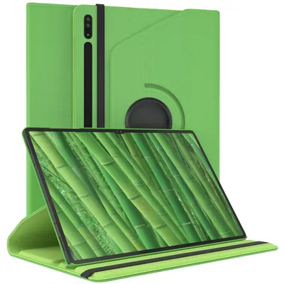Produktbild von EAZY CASE - Tablet Hülle für Samsung Galaxy Tab S8 Ultra Schutzhülle, Tablet Case 360° drehbar in Grün