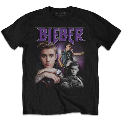 Produktbild von Justin Bieber JB Homage Black S T-Shirt