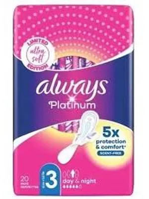 Produktbild von Always Maandverband Platinum Day Night 20 St