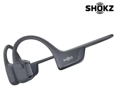 Image de Écouteurs à conduction osseuse OpenRun Pro 2, couleur noire - Bluetooth 5.3, sans fil - Autonomie de 12 heures