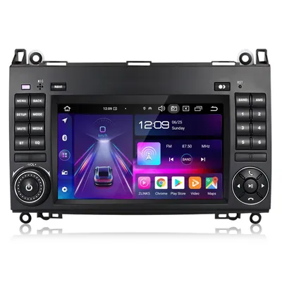 Produktbild von Hexinex Android 15 Autoradio 2GB+32GB 7" HD für Mercedes W245 Vito W639 W906 WIFI, Wireless Android Auto