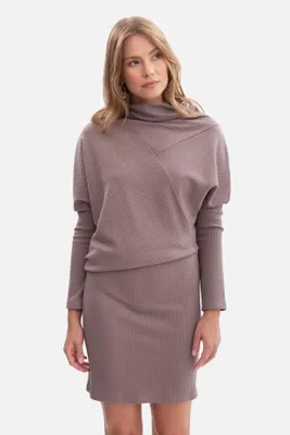 Produktbild von BeWear Damen-Strickkleid Bivould B309 kakao L/XL