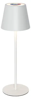 Produktbild von Tischleuchte Weiß inkl LED Dimmbar und wiederaufladbar RGB IP54 Murdock