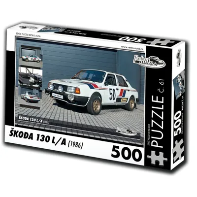 Produktbild von RETRO-AUTA Puzzle Nr. 61 `koda 130 L,A (1986) 500 Teile