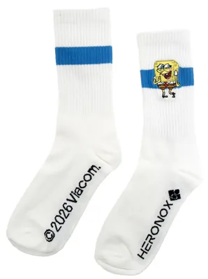Imagen del producto de Calcetines deportivos "Spongebob está avergonzado", marca Heronox, color blanco, talla 36-40