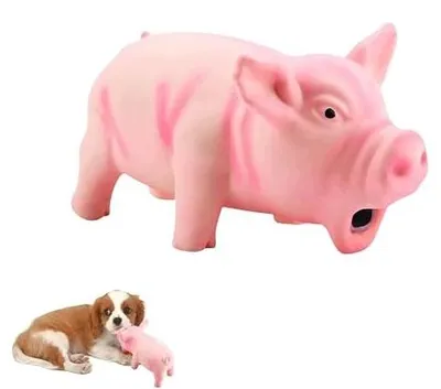 Zdjęcie produktu dla Zabawka dla psa świnka lateksowa piszcząca gryzak szczeniąt