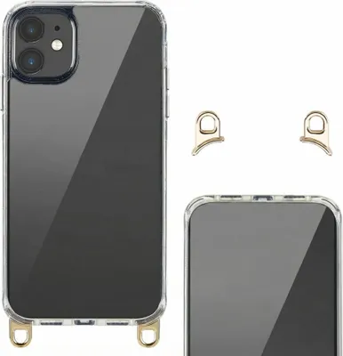 Obrázok produktu pre Zadný kryt Selencia s odnímateľnými háčikmi pre Apple iPhone 11 - Transparentný