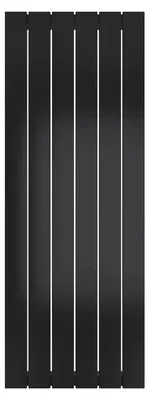 Produktbild von Design-Badheizkörper TEO Anthrazit 450 x 1200 mm – Handtuchheizkörper mit Mittelanschluss, 599 Watt, ohne Heizstab