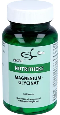 Image de Green Line Nutritheke Gélules de glycinate de magnésium, 60 gélules