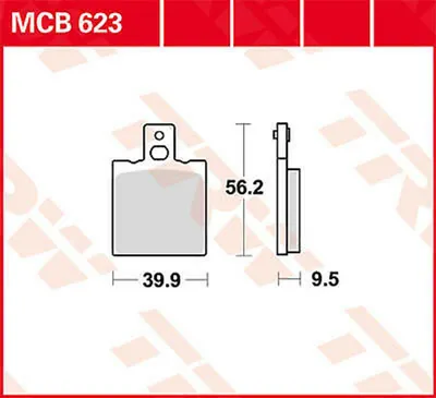 Immagine prodotto di Set di pastiglie freno TRW MCB623 NSR125 JC22