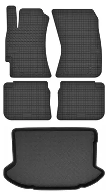 Immagine prodotto di Tappetini gomma SolidTread + bagagliaio per Subaru Impreza III GH 2007-2013