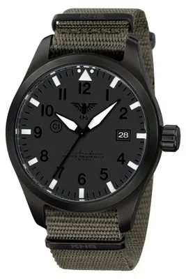 Produktbild von KHS - KHS.AIRBSXT.NSGO - Armbanduhr - Quarz - Herren - Airleader Black Steel XTAC