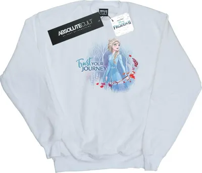 Produktbild von Disney - "Frozen 2 Trust Your Journey" Sweatshirt für Damen BI18848 (XL) (Weiß)