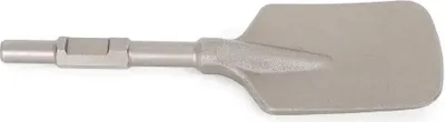 Image de Burin pour marteau de démolition - Tige hexagonale 2,86 cm - Burin à bêche pour terre/argile - Pour marteau de démolition électrique - Argent