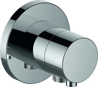 Produktbild von Keuco 3-Wege Ab-/Umstellventil IXMO DN 15, UP, runde Rosette mit Griff IXMO Comfort schwarzchrom gebürstet 59549131101