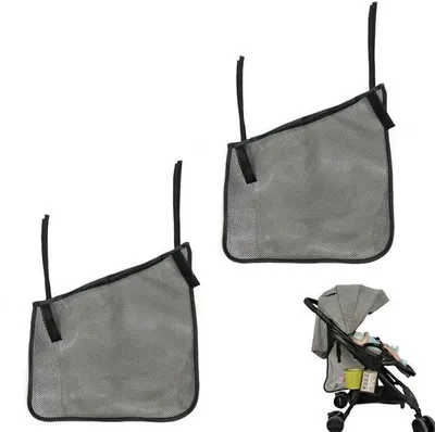 Productafbeelding van Set van 2 Kinderwagentassen met Klittenbandsluiting