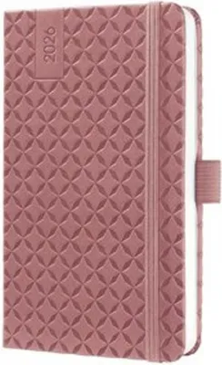 Image de sigel Calendrier de poche Jolie Flair 2026 similicuir marron rouille DIN A6