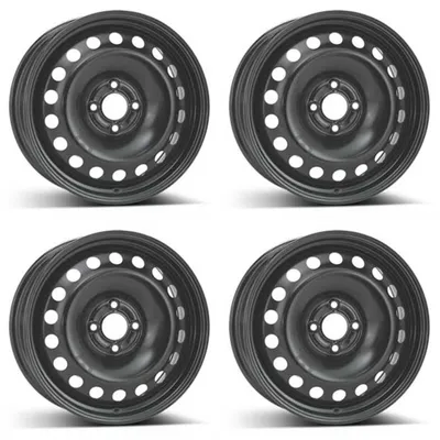 Image de 4 jantes en acier Alcar, 6,5Jx16 pouces, déport 49, 4x100, pour Renault Grand Scenic, Megane, Scenic (lot de 4)