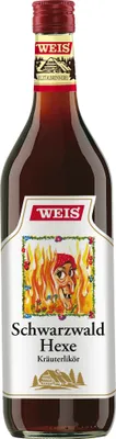 Produktbild von Schwarzwald-Hexe | Schwarzwälder Kräuterlikör | 1l. Flasche