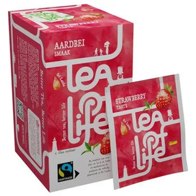 Produktbild von Tea of Life | Erdbeere | 1,5 g x 100 Stück