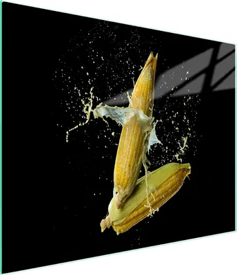 Obrázok produktu pre Sklenená doska na krájanie 52x30 kukurice