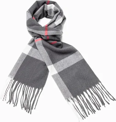 Produktbild von Ombre Clothing Herrenschal Supless weiß grau Univerzální
