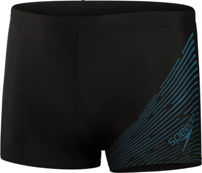 Produktbild von Speedo Medley Badehose Herren chlorbeständig, Farbe:Black-Blue, Größe:5