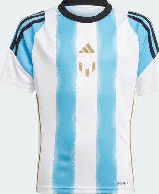 Image de ADIDAS MESSI TR JSY Y Blanc / Semi Bleu Burst 176