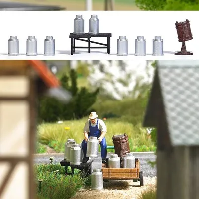 Produktbild von Busch 1188 - 1/87 / H0 Milchsammelstelle - Neu