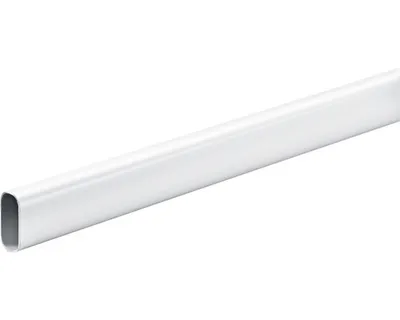Produktbild von Hettich Schrankrohr für schwere Belastung Ø 30/15 x 1200 mm, oval, weiß
