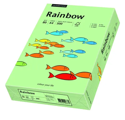 Produktbild von Papyrus Rainbow A4 500er, A4 (210×297 mm), Matt, Grün
