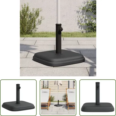 Image de The Living Store Pied de parasol Ø32/35/38 mm Mât 11 kg Carré