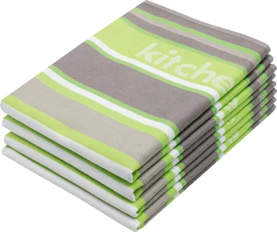 Produktbild von Geschirrtücher, Küchenhelfer, 50x70 cm, 100% Baumwolle, 4er Set, grün
